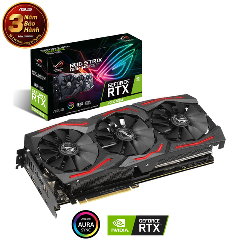 Card Màn Hình Asus Geforce Rtx 2060 6gb Gddr6 Rog Strix Oc