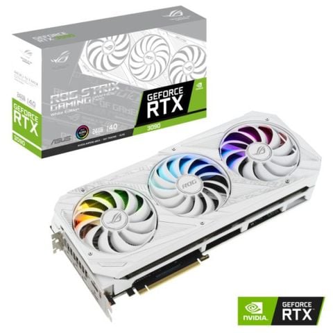 Card Màn Hình Asus Rog Strix Geforce Rtx 3090 White 24gb Gddr6x