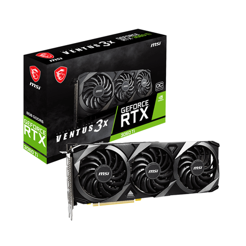Card Màn Hình Msi Rtx 3060 Ti Ventus 3x Oc-8gb (lhr)