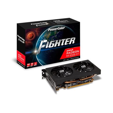 Card Màn Hình Powercolor Fighter Rx 6500 Xt 4g Gddr6