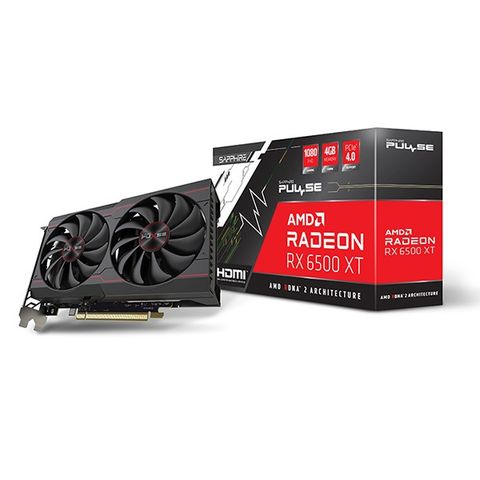 Card Màn Hình Sapphire Pulse Rx 6500 Xt Gaming Oc 4gb