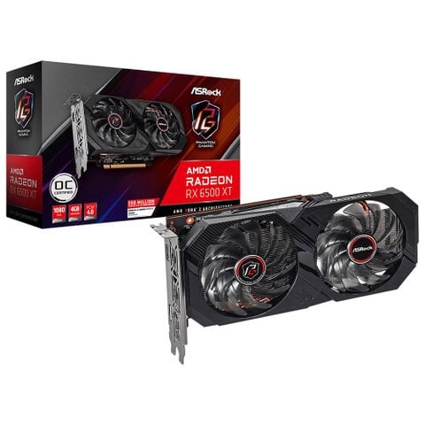 Card Vga Asrock Radeon™ Rx 6500xt Phantom Gaming D 4gb Oc