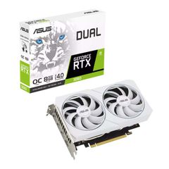  Card Vga Asus Dual Geforce Rtx 3060 White Oc 8gb Gddr6 