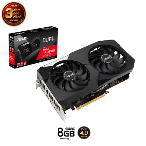 Card Vga Asus Dual Radeon Rx 6600 8gb