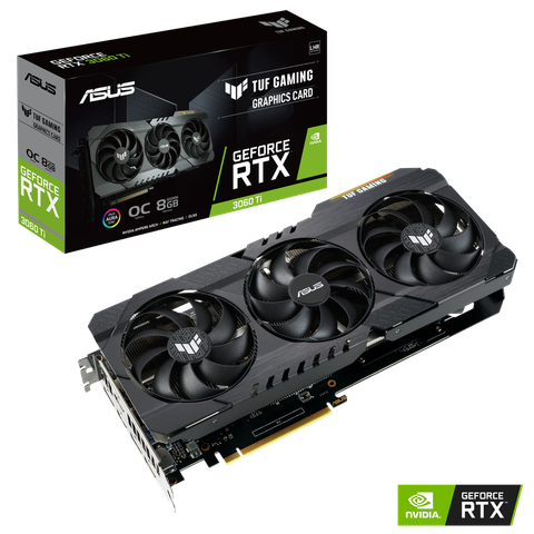 Card Vga Asus Tuf Gaming Geforce Rtx 3060 Ti V2 O8g Gddr6 (lhr)