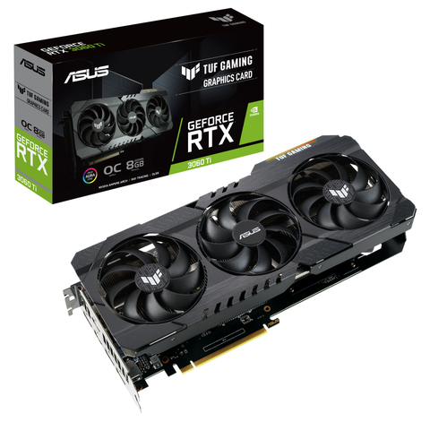 Card Vga Asus Tuf Gaming Geforce Rtx 3060 Ti V2 Oc Edition 8gb Gddr6