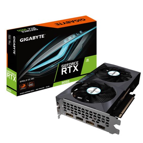 Card Vga Gigabyte Geforce Rtx™ 3050 Eagle Oc 8g – 8gb Gddr6