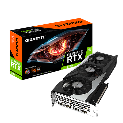 Card Vga Gigabyte Geforce Rtx™ 3060 Gaming Oc 12g – 12gb Gddr6