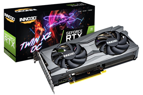 Card Vga Inno3d Geforce Rtx 3060 Twin X2 Oc 12gb Gddr6 N30602-12d6x