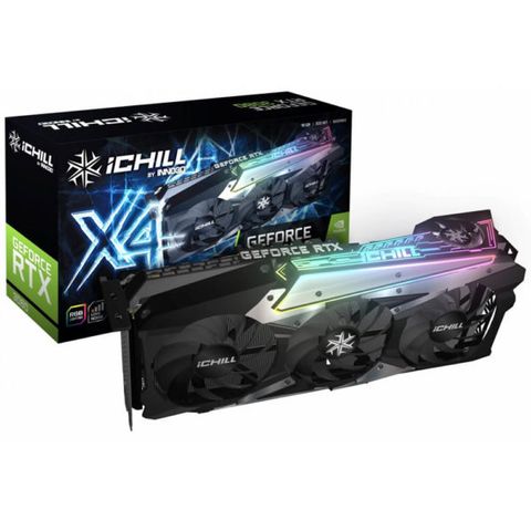 Card Vga Inno3d Geforce Rtx™ 3080 Ichill X4 10gb Gddr6x (4 Fan)