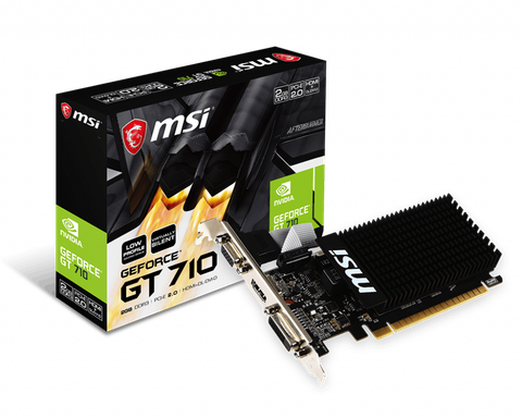 Card Vga Msi Geforce Gt 710 2gd3h Lp