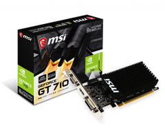  Card Vga Msi Geforce Gt 710 2gd3h Lp 