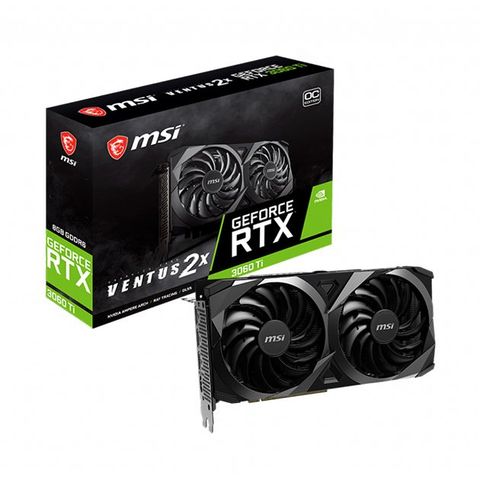 Card Vga Msi Geforce Rtx 3060 Ti Ventus 2x Oc V2 (lhr)