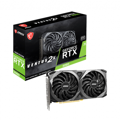 Card Vga Msi Geforce Rtx 3060 Ventus 2x 12g Oc V2 (lhr)