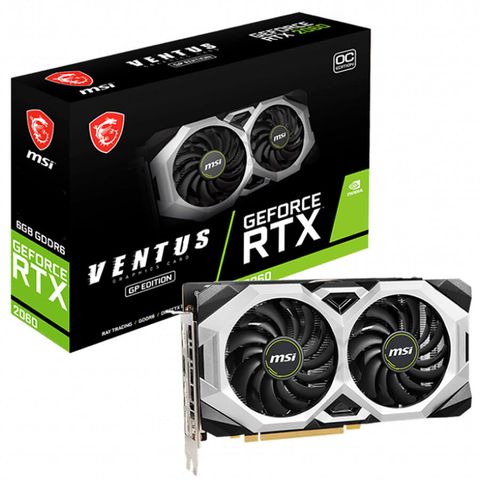 Card Vga Msi Geforce Rtx™ 2060 Ventus Gp Oc 6gb Gddr6