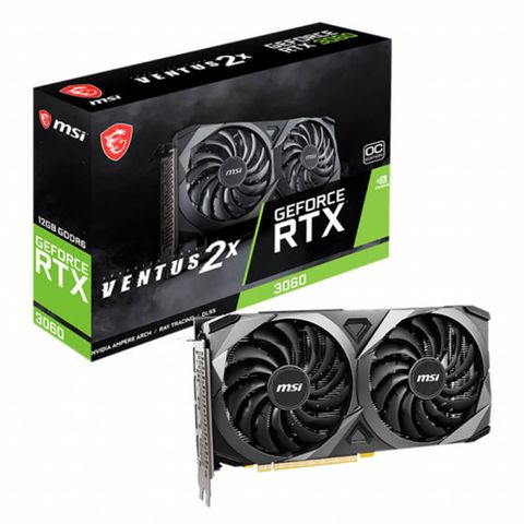 Card Vga Msi Geforce Rtx™ 3060 Ventus 2x 12g Oc – 12gb Gddr6
