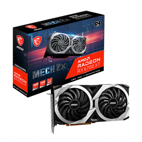 Card Vga Msi Radeon Rx 6700 Xt Mech 2x 12g