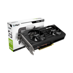  Card Vga Palit Geforce Rtx 3060 Ti Dual 8gb Ddr6 Ne6306t019p2-190ad 