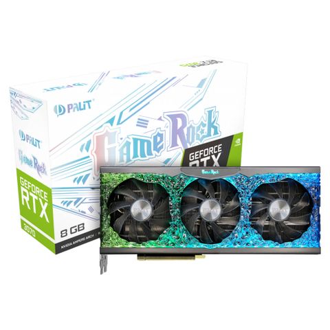 Card Vga Palit Geforce Rtx™ 3070 Gamerock – 8gb Gddr6
