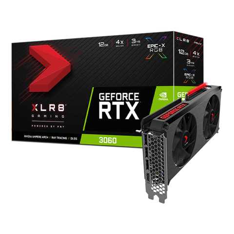 Card Vga Pny Geforce Rtx 3060 12gb Xlr8 Gaming Revel Epic-x