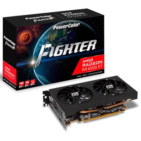 Card Vga Powercolor Fighter Amd Radeon™ Rx 6500xt 4gb Gddr6