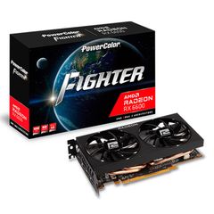  Card Vga Powercolor Fighter Amd Radeon™ Rx 6600 8gb Gddr6 