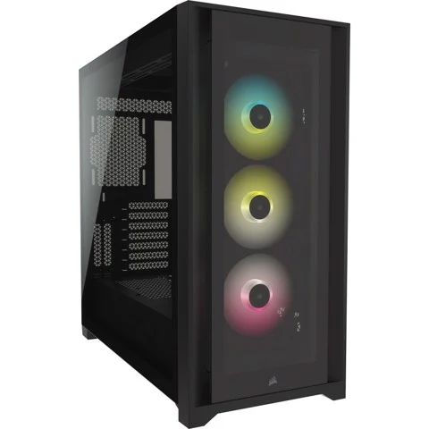 Case Corsair 5000x Rgb Tempered Glass Black