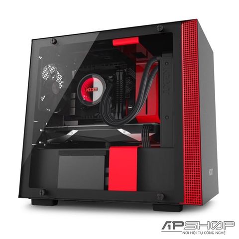 CASE NZXT H200i Matte Black / Red