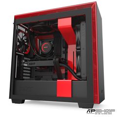  Case NZXT H710 Matte Black/Red 