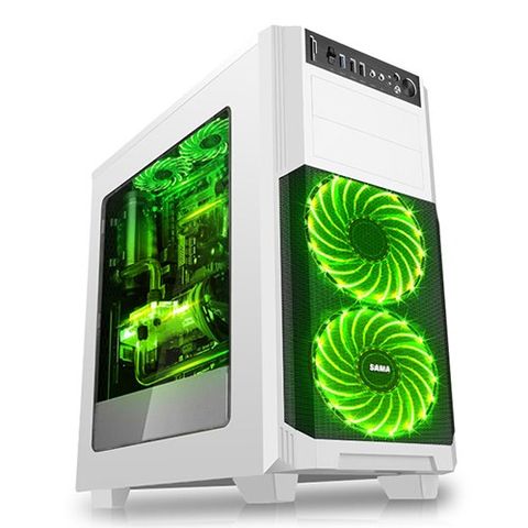 CASE SAMA BARON NASHOR WHITE (mainboard M-ATX