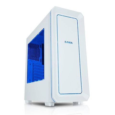 CASE SAMA JAX-06 WHITE - RGB Led Gaming Case