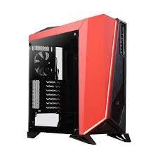  Case Atx Carbide Spec-omega - Đen / Đỏ 