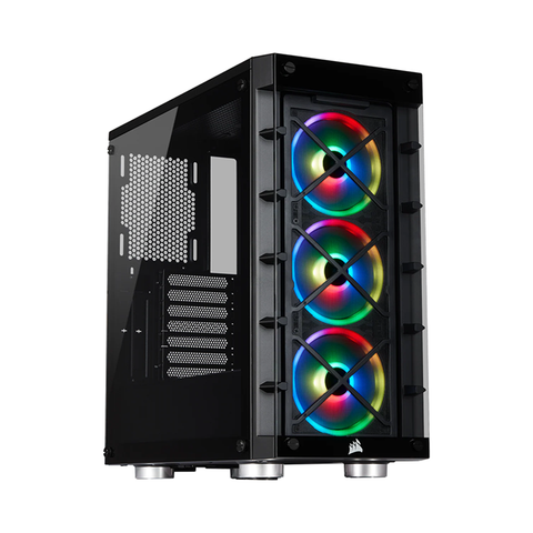 Case Máy Tính Corsair 465x Tg Rgb Black Cc-9011188-ww