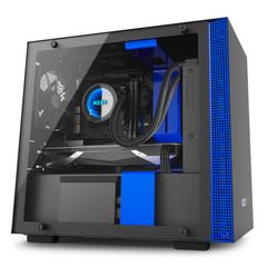  CASE NZXT H200i Matte Black / Blue 