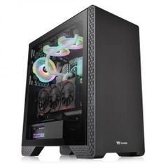  Case Thermaltake S300 Tempered Glass Mid-Tower Chassis 