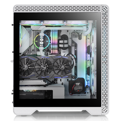  Case Thermaltake S500 TG Snow Edition Mid-Tower Chassis 