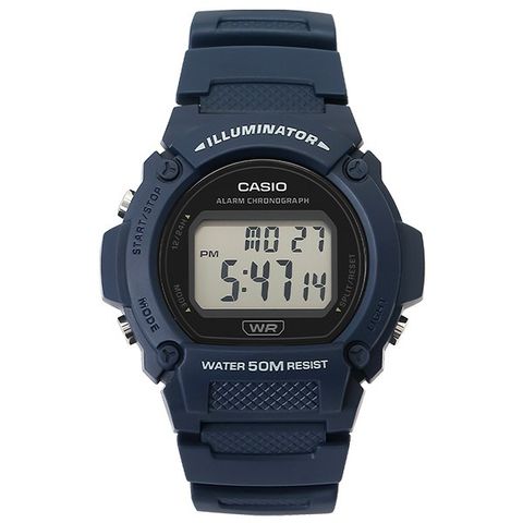 Đồng hồ CASIO 47 mm Unisex W-219H-2AVDF
