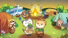  5 app Android hấp dẫn đang FREE, có game kinh doanh khu cắm trại cho khách mèo siêu dễ thương Cat Forest: Healing Camp 