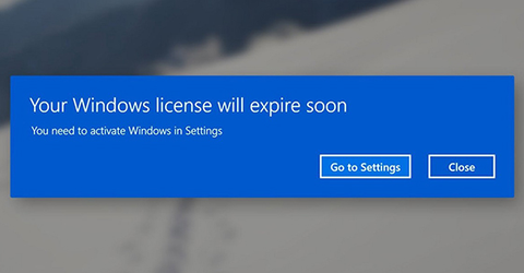 3 cách tắt thông báo Your Windows license will expire soon
