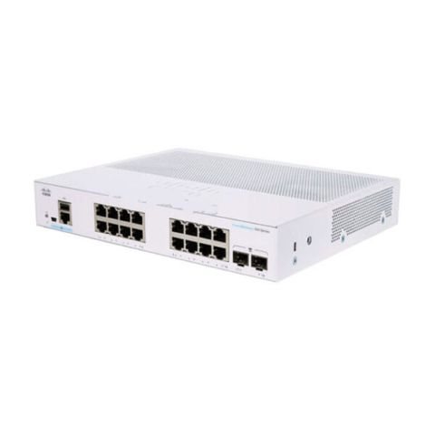 Managed Gigabit Switch Cisco 16 Port Cbs350-16t-2g-eu