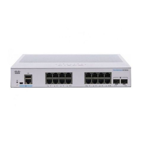 Managed Gigabit Switch 16 Port Cisco Cbs350-16t-e-2g-eu