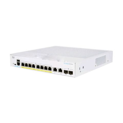 Managed Gigabit Switch Poe Cisco 8 Port Cbs350-8fp-e-2g-eu