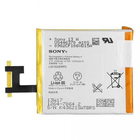 Pin Sony 13w02 - 2330 Mah ( L36 / Lt36 / C6602 / C6603 / So-02e / Sony Xperia Z )