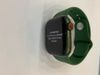 Apple Watch Series 7 GPS + Cellular, 41mm Green Aluminium Case with Clover Sport Band - Regular (MKHT3VN/A)