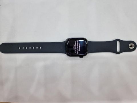 Apple Watch Series 7 GPS + Cellular, 41mm Midnight Aluminium Case with Midnight Sport Band - Regular (MKHQ3VN/A)