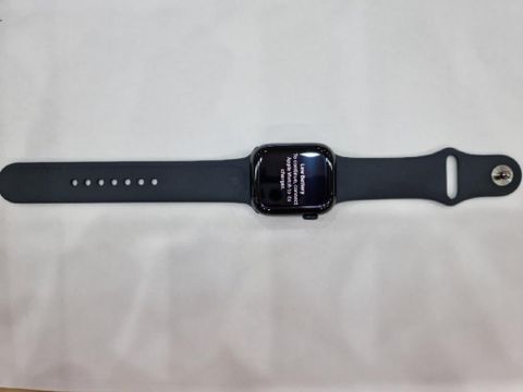 Apple Watch Series 7 GPS + Cellular, 41mm Midnight Aluminium Case with Midnight Sport Band - Regular (MKHQ3VN/A)
