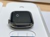 Apple Watch Series 7 GPS + Cellular, 45mm Graphite Stainless Steel Case with Abyss Blue Sport Band - Regular (MKL23VN/A)