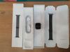 Apple Watch Series 7 GPS + Cellular, 45mm Graphite Stainless Steel Case with Graphite Milanese Loop (MKL33VN/A)