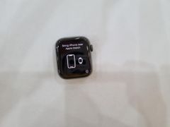  Apple Watch Series 7 GPS + Cellular, 45mm Graphite Stainless Steel Case with Graphite Milanese Loop (MKL33VN/A) 