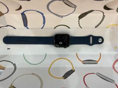  Apple Watch Series 7 GPS + Cellular, 45mm Graphite Stainless Steel Case with Abyss Blue Sport Band - Regular (MKL23VN/A) 